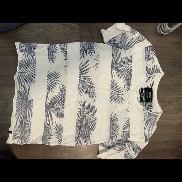 Indigo Tropical Shirt Blue/White Size L - Picture 1 of 1